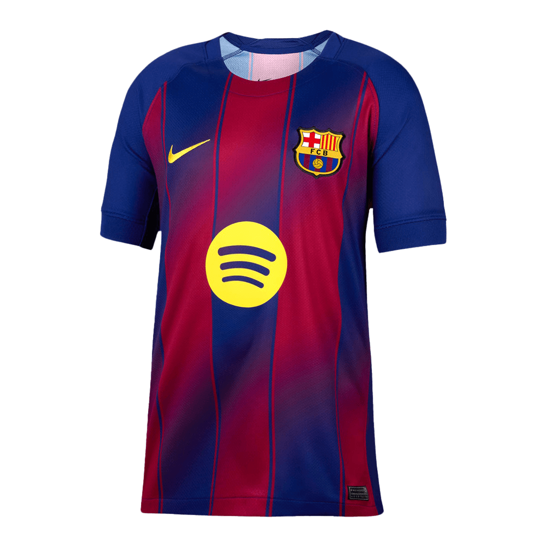 Barcelona Casa Camisa 2025/26- Vermelho&Azul camisola de futebol