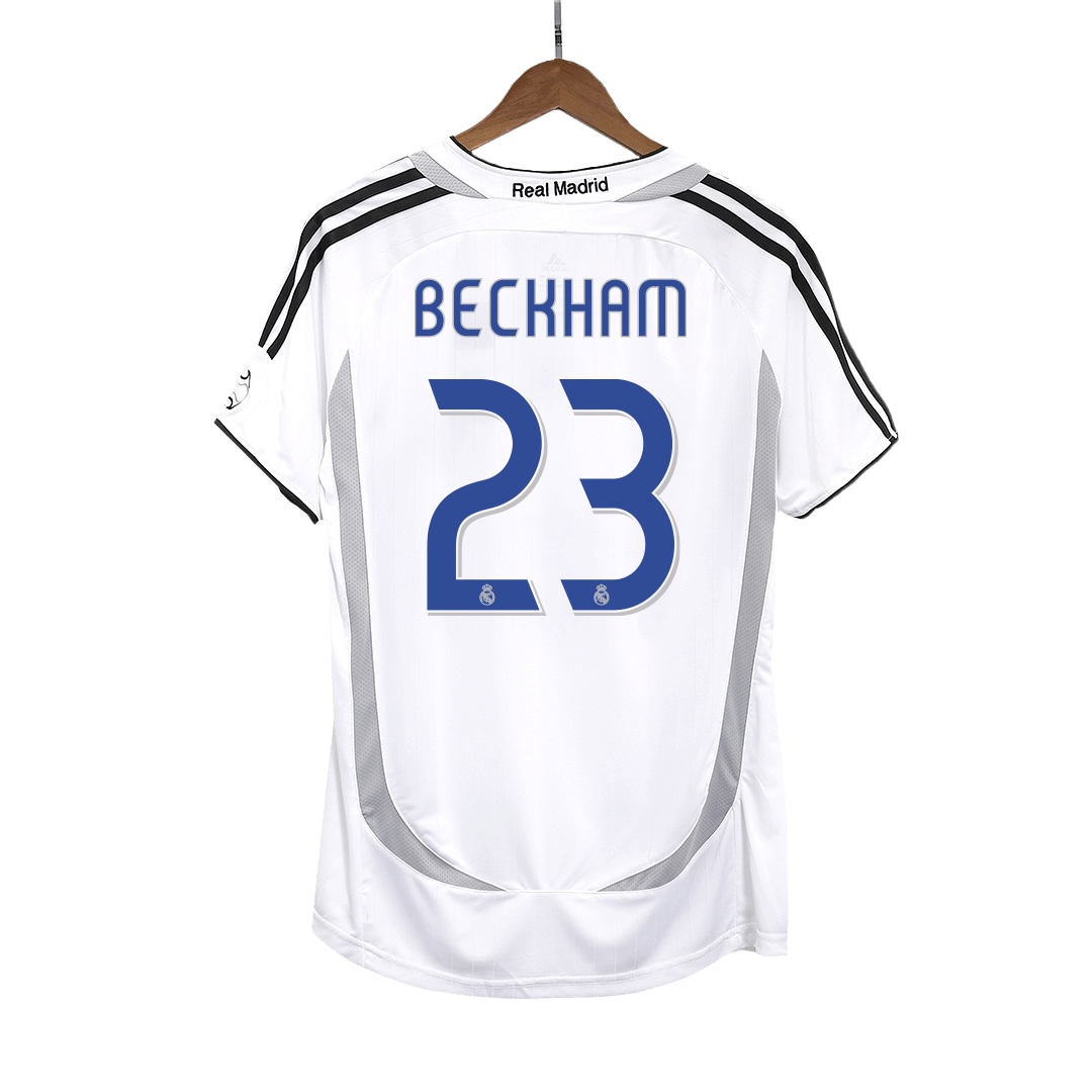 BECKHAM #23 Real Madrid Retro Jersey Home Camisola de futebol 2006/07 2025/26