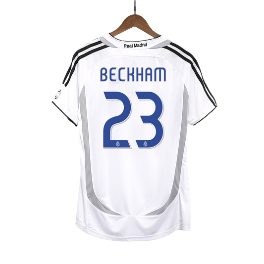 BECKHAM #23 Real Madrid Retro Jersey Home Camisola de futebol 2006/07 2025/26