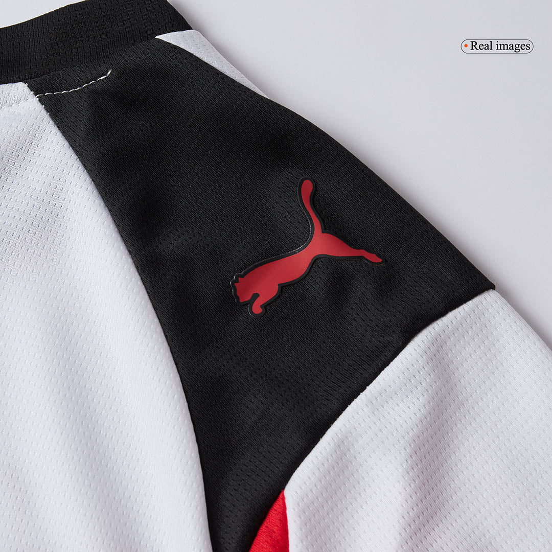 AC Milan Fora Camisa Conjunto(Camisa+Calções+Meias) 2025/26 Branco