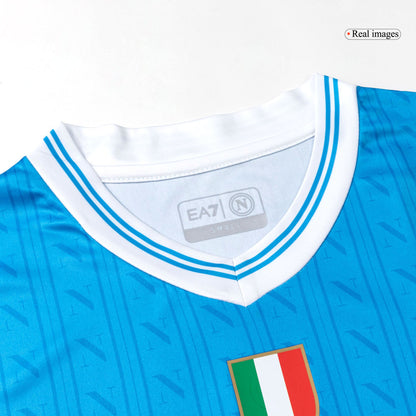 DE BRUYNE #11 Napoli Casa Camisa 2025/26- Azul
