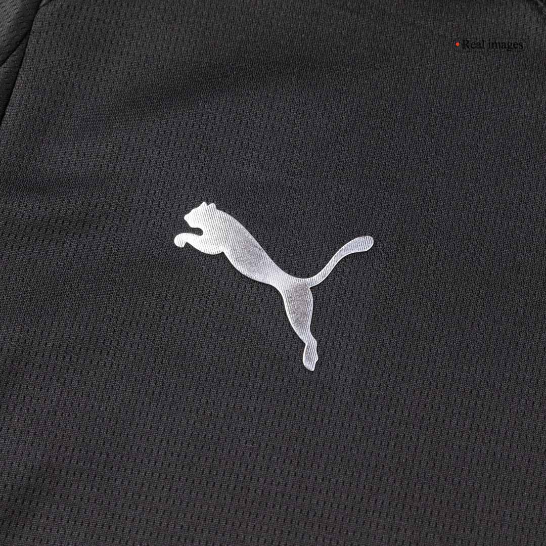 Manchester City Fora Camisa Conjunto(Camisa+Calções+Meias) 2025/26 Preto