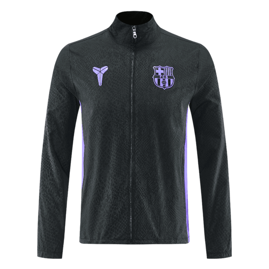 Barcelona Jaqueta Corta-Vento 2025/26 Preto camisola de futebol