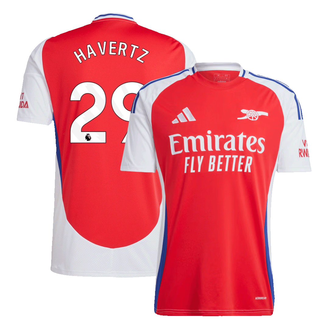 Camisa HAVERTZ #29 Arsenal Home Futebol 2024/25 camisola de futebol