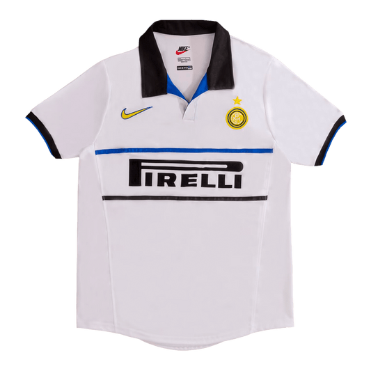 Camisola Inter Milan Retro Fora de Casa Camisola de Futebol 1998/99 2025/26