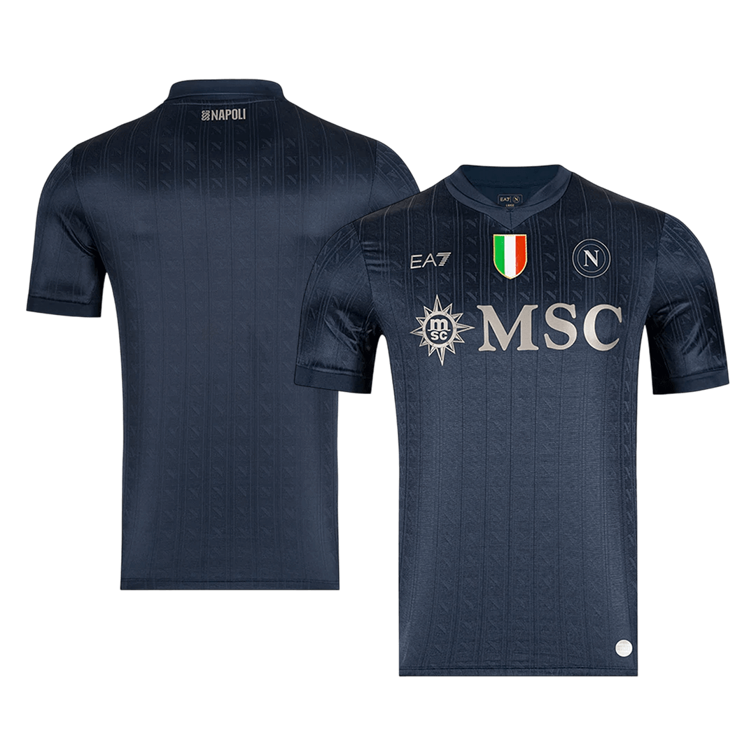 Napoli Terceira Europa Camisa 2025/26 Preto