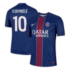 Jogador O.DEMBÉLÉ #10 PSG Casa Futebol Camisas 2025/26 Marinha