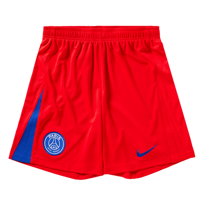 PSG Fora Terceira Camisa Conjunto(Camisa+Calções+Meias) 2025/26 Vermelho