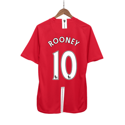 Camisola de futebol retro Manchester United ROONEY #10 2007/08 2025/26