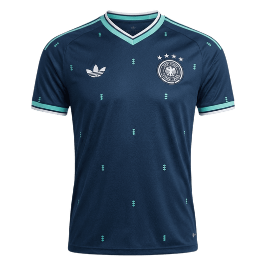 Versão do Jogador Germany Fora Copa do Mundo Futebol Camisas 2026 Marinha - camisola de futebol para adeptos em