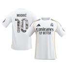 【Super Qualidade】MODRIĆ Special #10 Real Madrid
 Casa Futebol Especial Camisa 2025/26 Branco