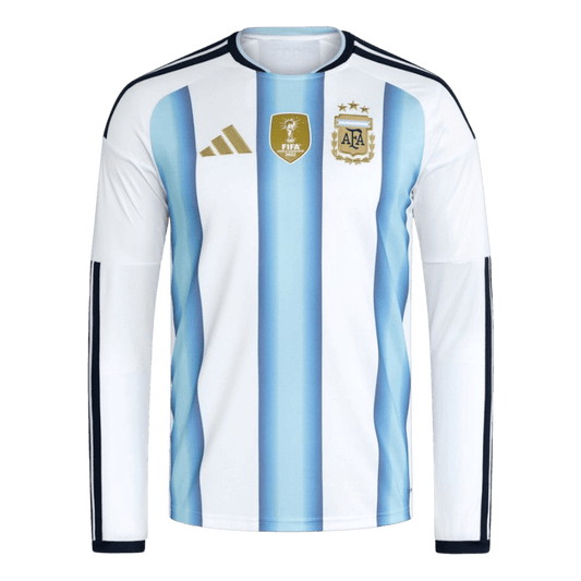 Argentina Casa Manga comprida Camisa 2026 - camisola de futebol para adeptos em Portugal