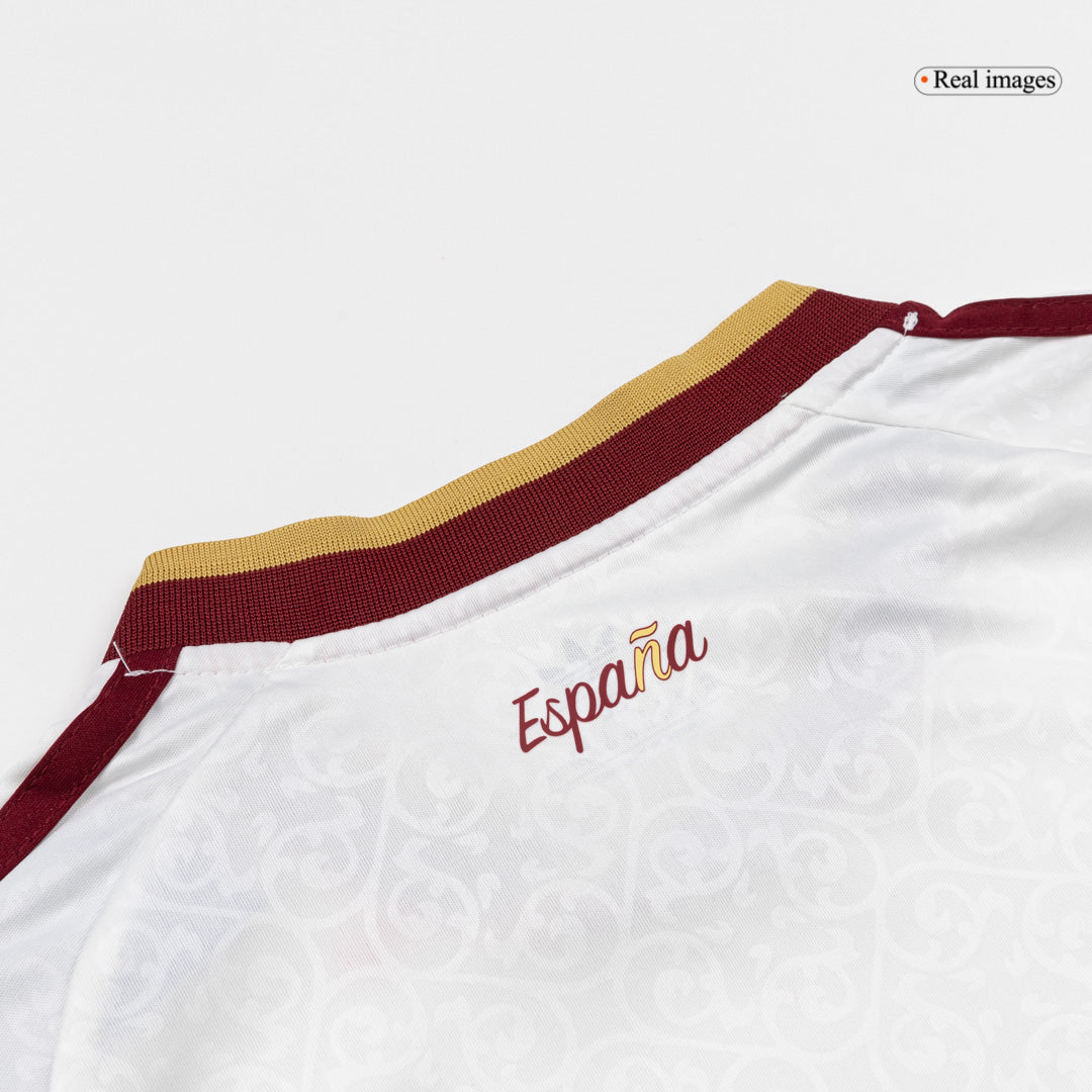 Spain Infantil 
 Fora Copa do Mundo World Cup Futebol Camisa 2026 Branco