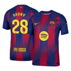 Jogador ROONY #28 Barcelona Casa Futebol Camisas 2025/26
