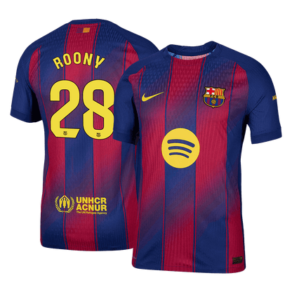 Jogador ROONY #28 Barcelona Casa Futebol Camisas 2025/26 camisola de futebol
