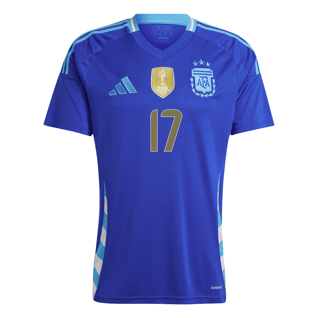 Camisola personalizada GARNACHO #17 Argentina Fora