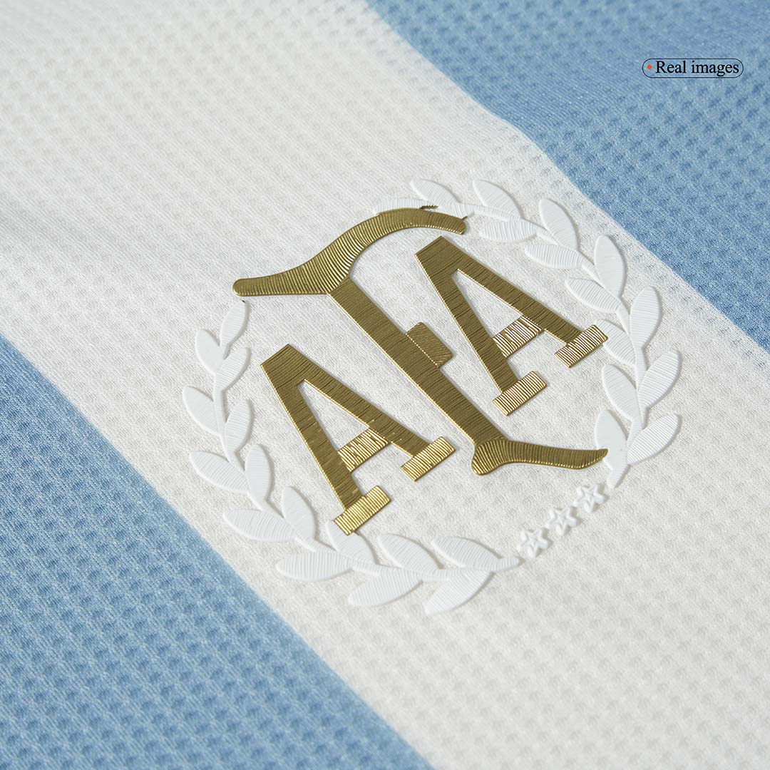 Camisola de futebol MESSI #10 Argentina personalizada 50th aniversário
