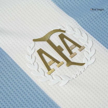 Camisola de futebol MESSI #10 Argentina personalizada 50th aniversário