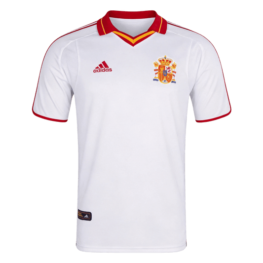 Retrô Espanha Fora Camisa 2000 Branco