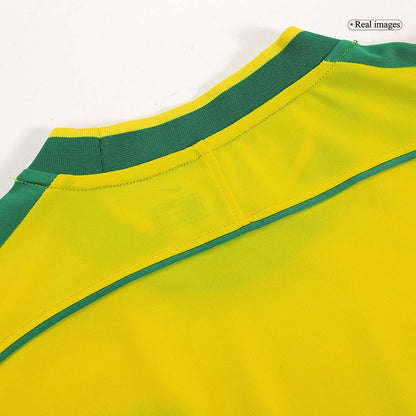 RIVALDO #10 Brasil Camisola Retro Casa 1998 - Copa do Mundo