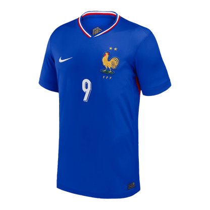 Camisola GIROUD #9 França Casa personalizada