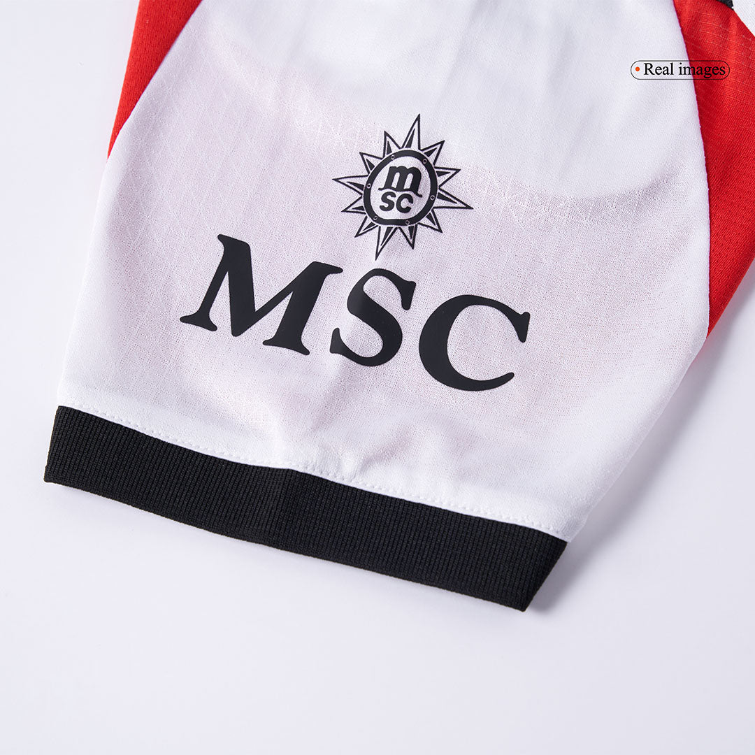Jogador FOFANA #19 AC Milan Fora Futebol Camisas 2025/26 Branco