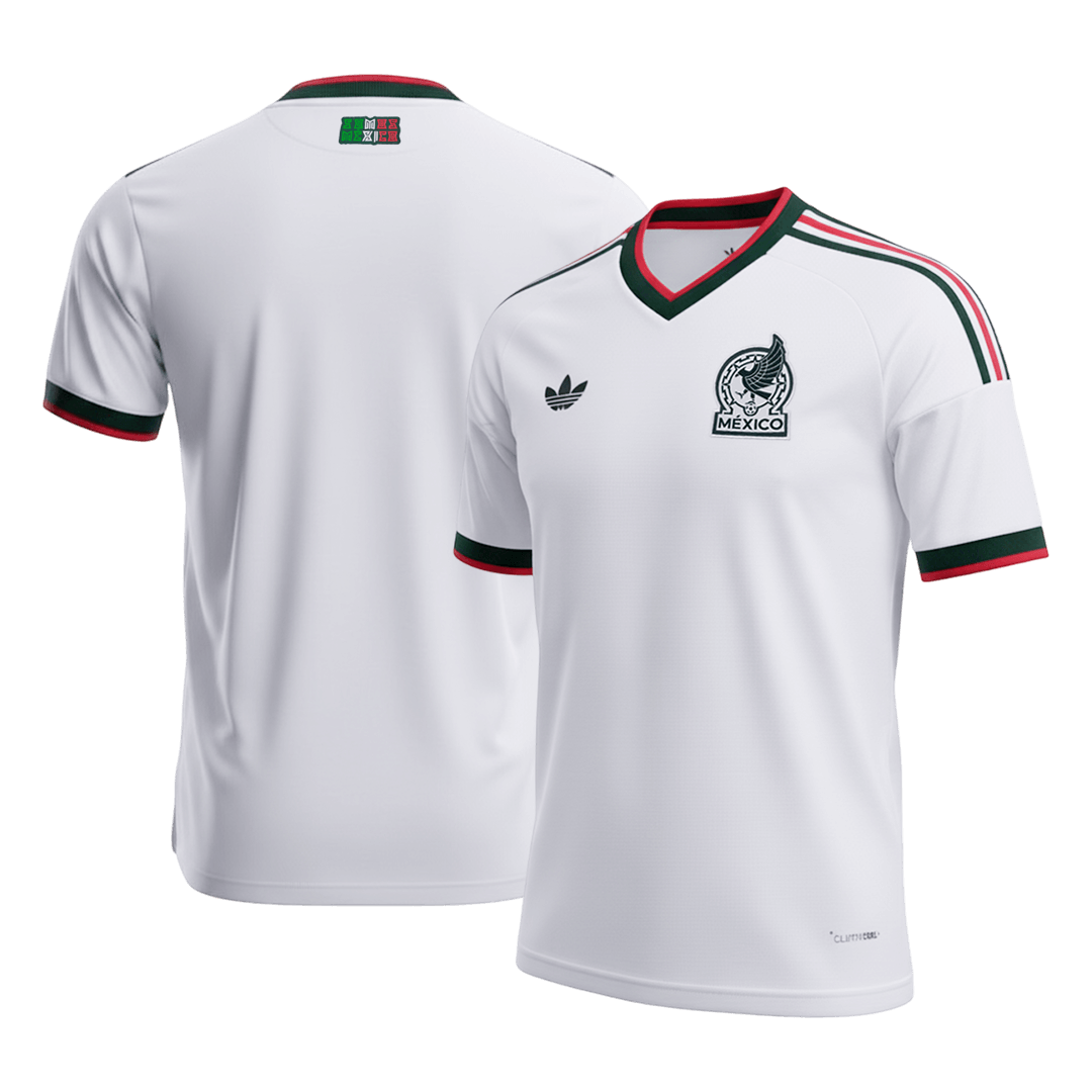 Mexico Fora Camisa Copa do Mundo 2026 Branco - camisola de futebol para adeptos em
