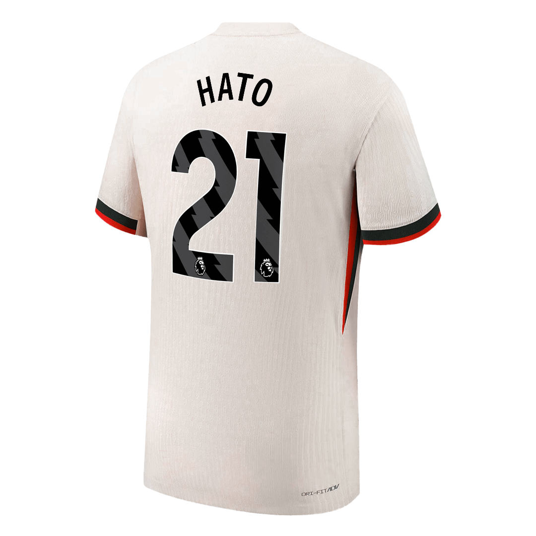 Jogador HATO #21 Chelsea Fora Futebol Camisas 2025/26 Branco