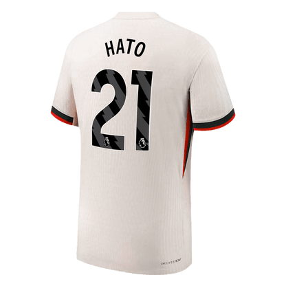 Jogador HATO #21 Chelsea Fora Futebol Camisas 2025/26 Branco