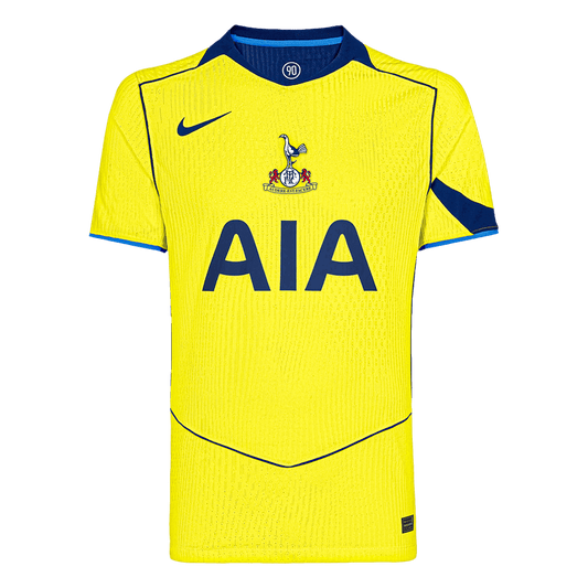 Jogador Tottenham Hotspur Fora Terceira Futebol Camisas 2025/26 Amarelo camisola de futebol