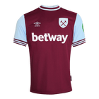 Camisa de futebol principal do West Ham United 2024/25 vermelha