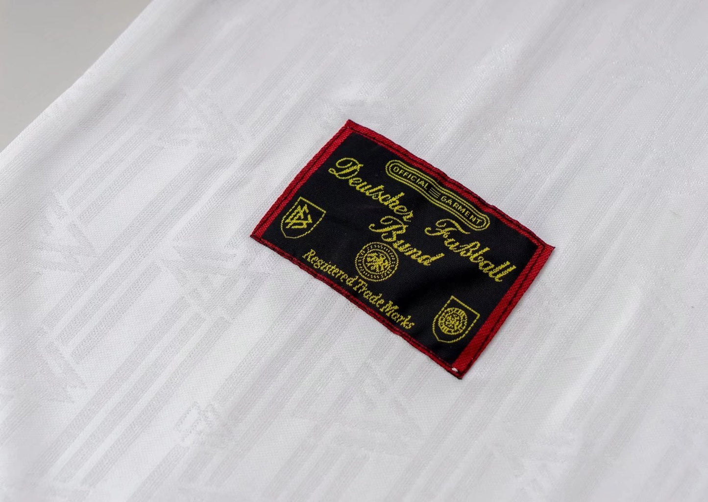 Retrô Alemanha Casa Camisa 1996 Branco