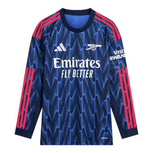 Arsenal Fora Manga comprida Camisa 2025/26 camisola de futebol