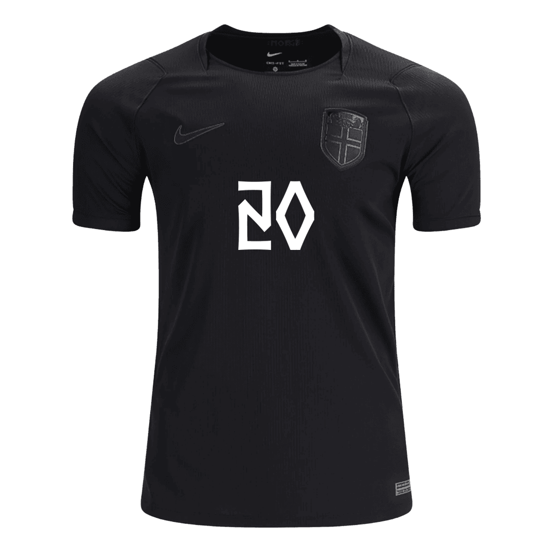 NUSA #20 Noruega Fora Copa do Mundo Camisa 2026 Preto