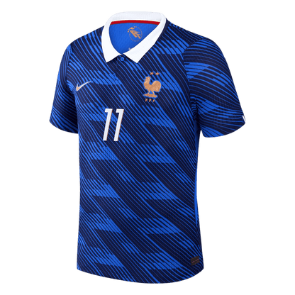 Versão do Jogador OLISE #11 França Casa Copa do Mundo Futebol Camisas 2026 Azul