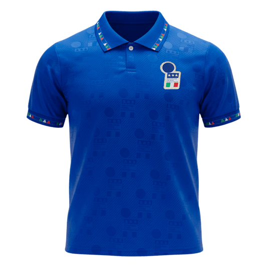 Retrô Italy Casa Camisa 1994 Azul camisola de futebol 2025/26