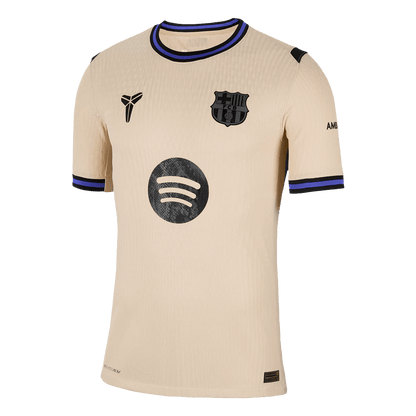 Jogador Barcelona Fora Futebol Camisas 2025/26 Amarelo camisola de futebol