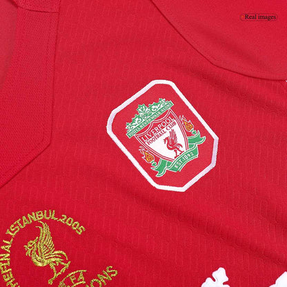 Camisola de futebol retro do Liverpool 2005 - UCL
