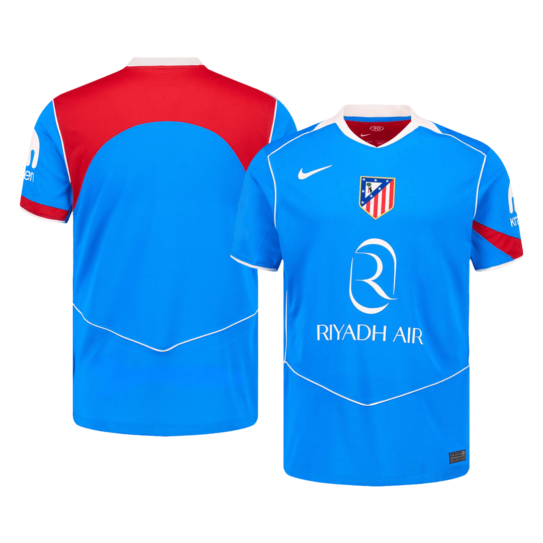 Atletico Madrid Terceira Camisa 2025/26 Azul camisola de futebol