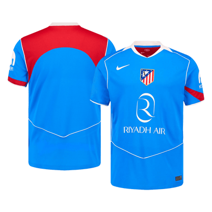 Atletico Madrid Terceira Camisa 2025/26 Azul camisola de futebol