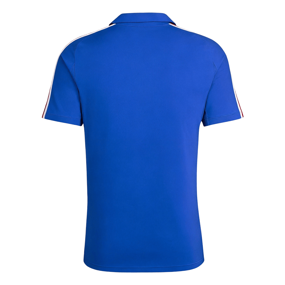 Retrô França Casa Camisa 1984 Azul