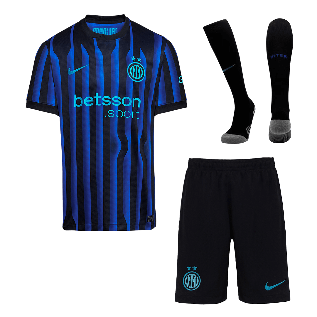 Inter Milan 
Casa 
 Camisa 
Conjunto (Camisa + Calções + Meias) 
2025/26