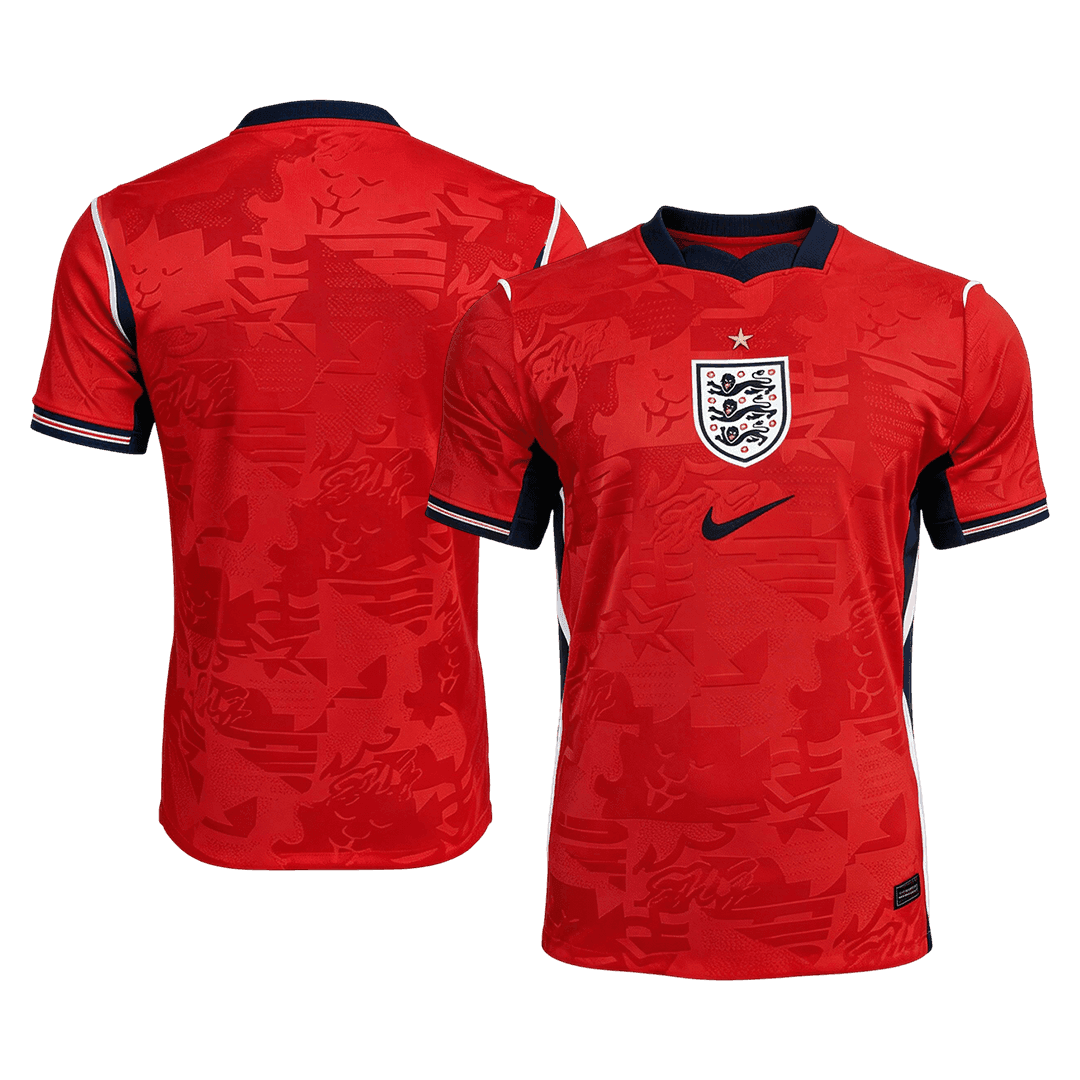 Versão do Jogador England Fora Copa do Mundo Futebol Camisas 2026 Vermelho - camisola de futebol para adeptos em