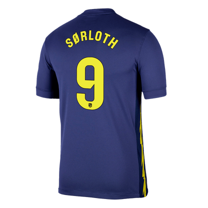SØRLOTH #9 Atletico Madrid Fora Camisa 2025/26 Marinha