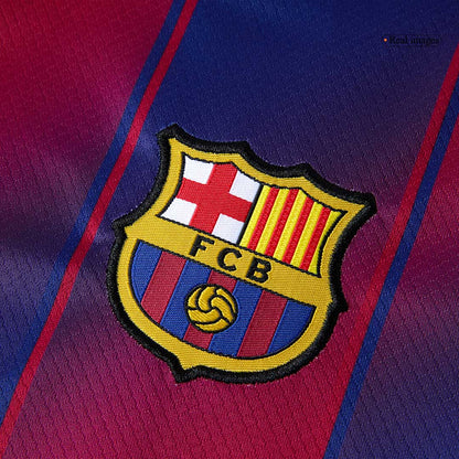 Barcelona Casa  Infantil Conjunto（Camisa + Calção + Meias) 2025/26  Vermelho&Azul