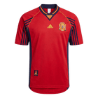Retrô Espanha Casa Camisa 1998 Vermelho