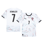Camisola de futebol RONALDO #7 Portugal Fora de casa Camisola personalizada 2025