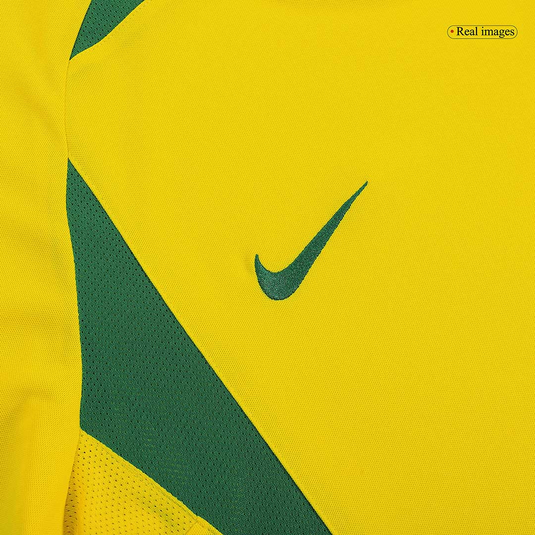 Camisola Retro RONALDINHO #11 Brasil Casa 2002/03