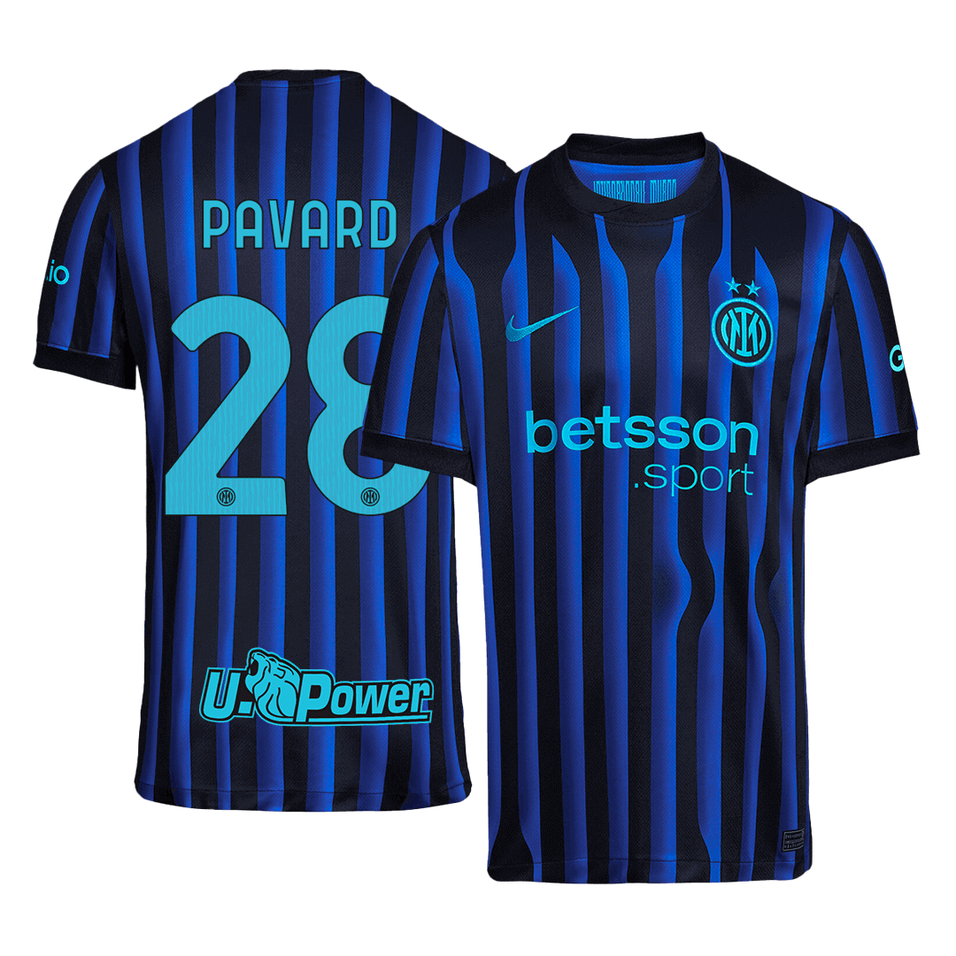 PAVARD #28 Inter Milan Casa Camisa 2025/26 camisola de futebol