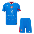Atletico Madrid 
 Terceira Camisa Conjunto(Camisa+Calções) 2025/26 Azul